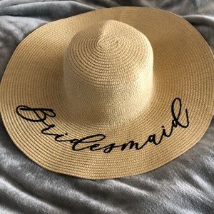 Bridesmaid beach hat